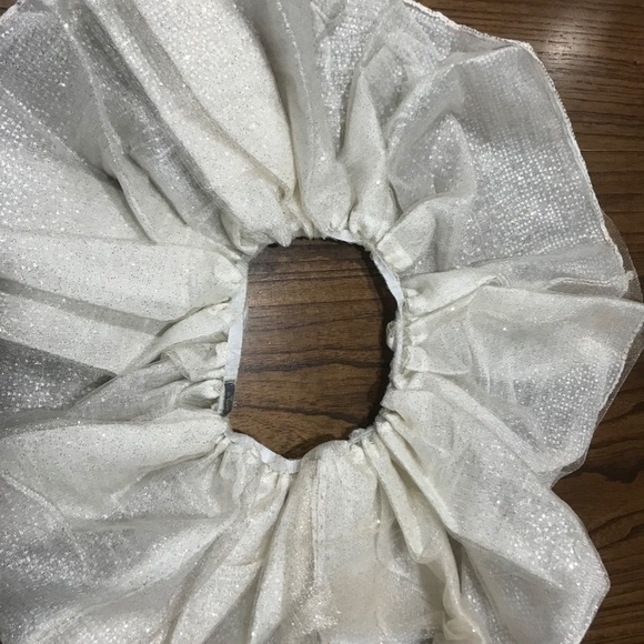 New Oh Baby Frill Tutu Ivory Gold Flecks Elastic Waist Reversible Kid Toddler - Picture 6 of 11